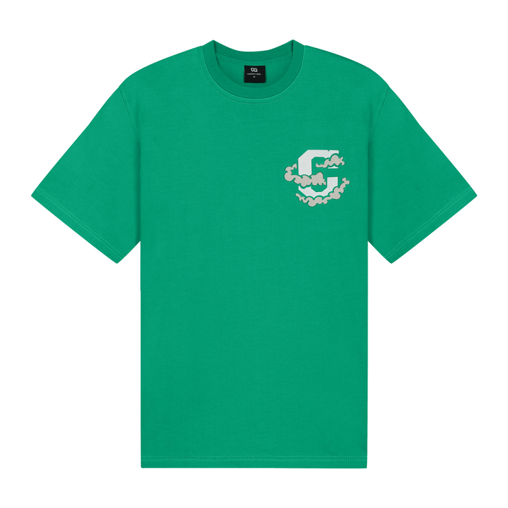 Celestial Cloud Tee Leaf Green