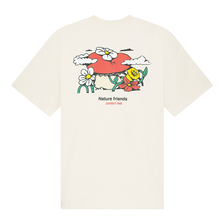 Nature Friends Tee Off White