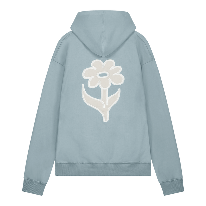 Posy Hoodie Azure Blue